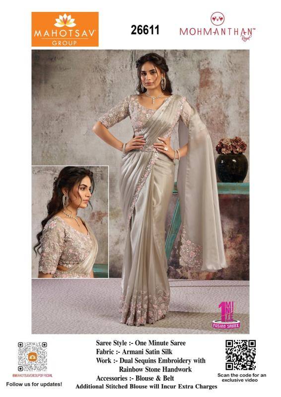 Mahotsav mohmanthan 26600 Surat saree wholesalers